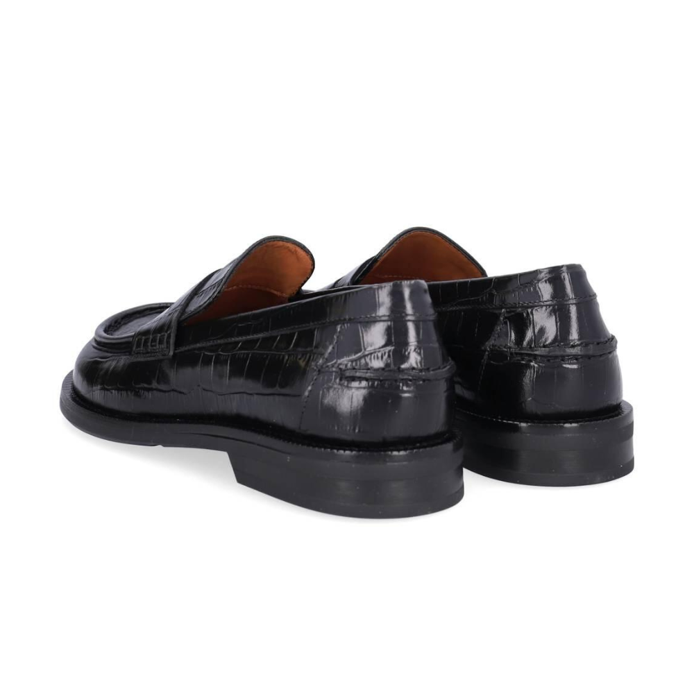 B1125 Croco loafers - Black Monterrey Croco 20